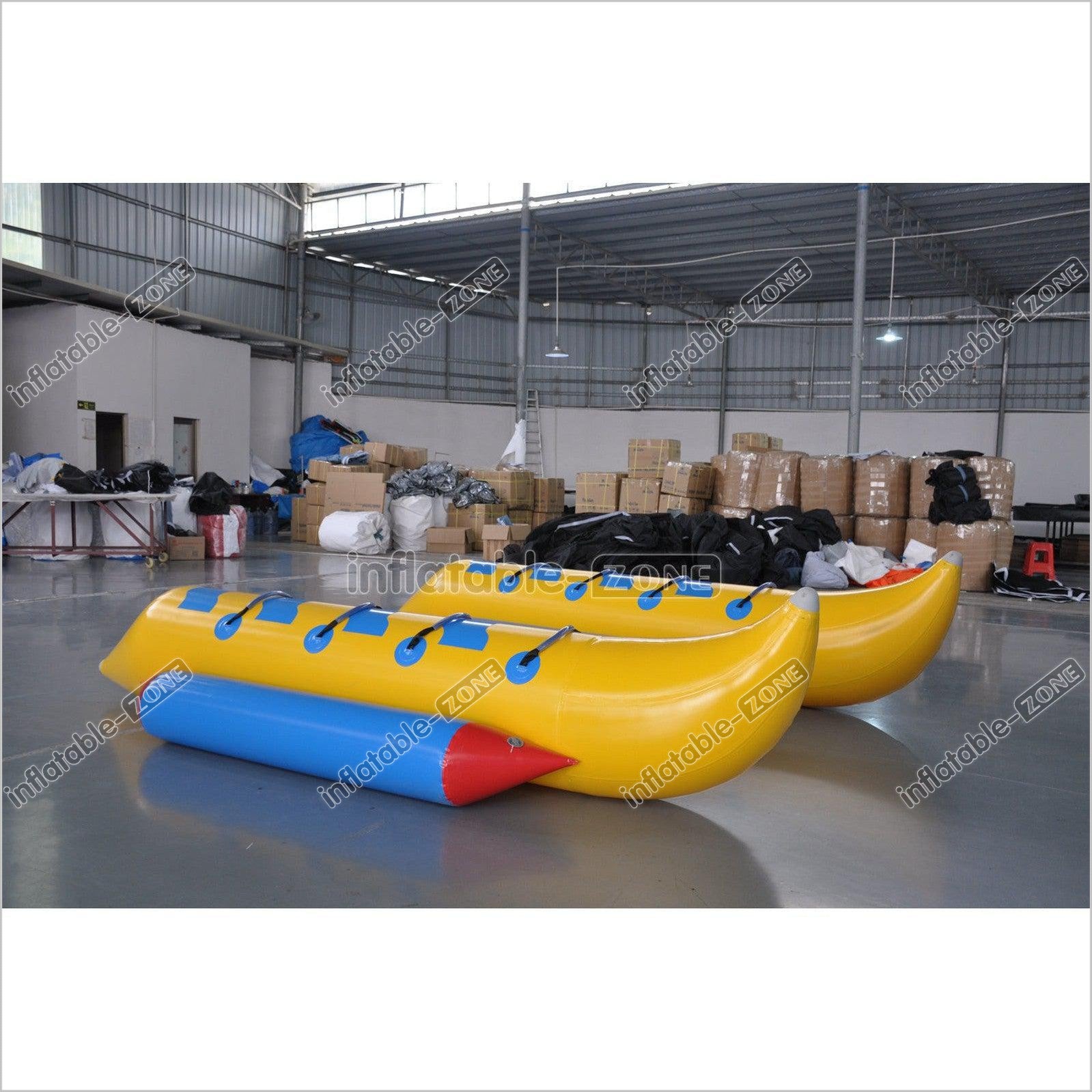 Inflatable Banana Boat Towable Banana Boat Tube Blow Up Banana Boat - Inflatable-Zone