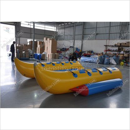 Inflatable Banana Boat Towable Banana Boat Tube Blow Up Banana Boat - Inflatable-Zone