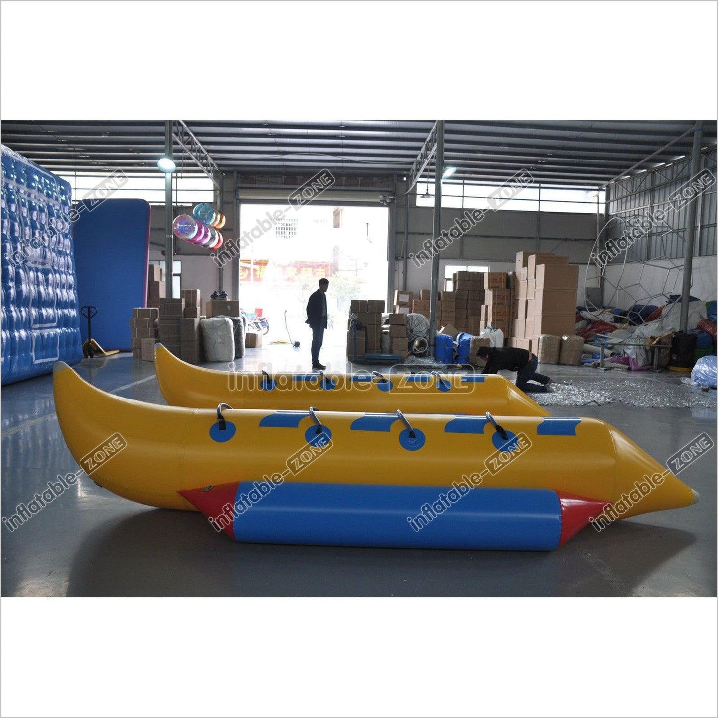 Inflatable Banana Boat Towable Banana Boat Tube Blow Up Banana Boat - Inflatable-Zone