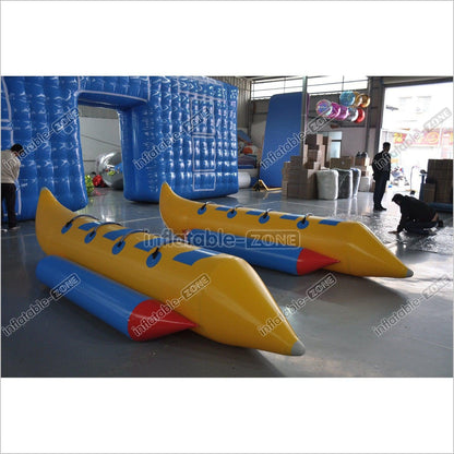 Inflatable Banana Boat Towable Banana Boat Tube Blow Up Banana Boat - Inflatable-Zone