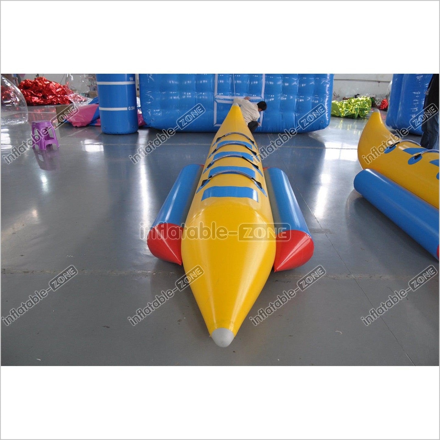 Inflatable Banana Boat Towable Banana Boat Tube Blow Up Banana Boat - Inflatable-Zone