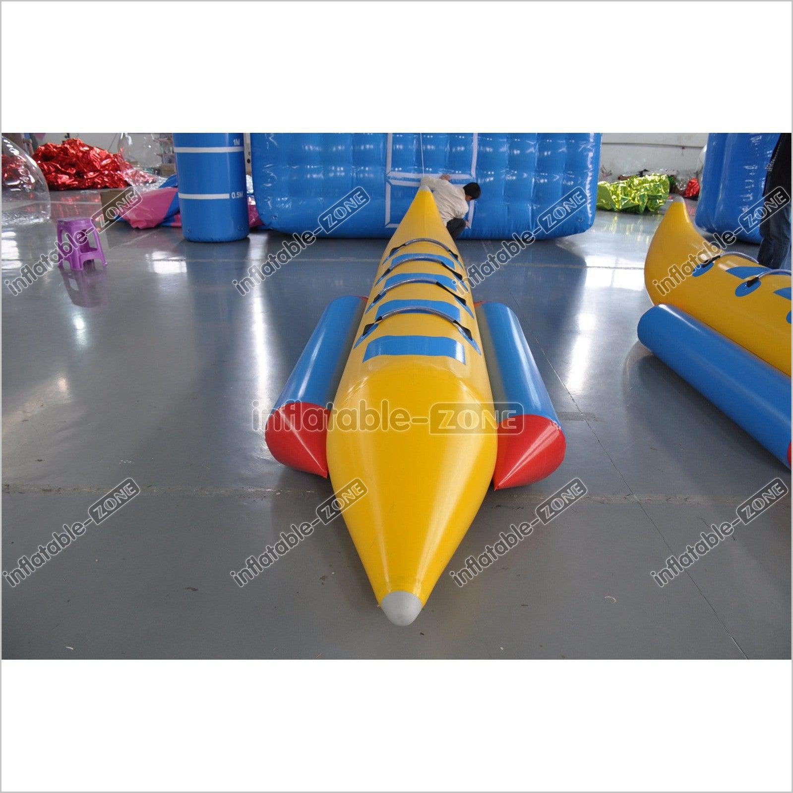 Inflatable Banana Boat Towable Banana Boat Tube Blow Up Banana Boat - Inflatable-Zone