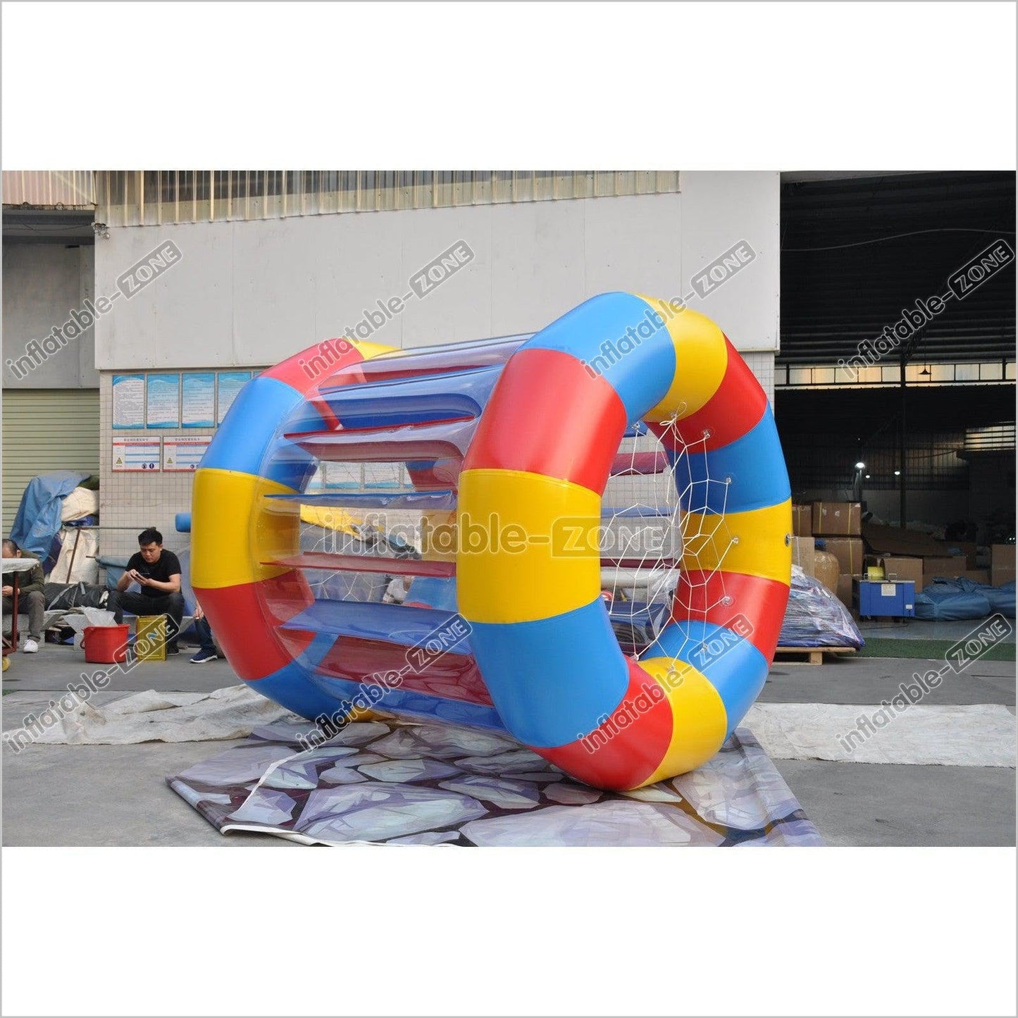 Colorful Inflatable Water Roller Water Drum Roller Water Roller Barrel - Inflatable-Zone