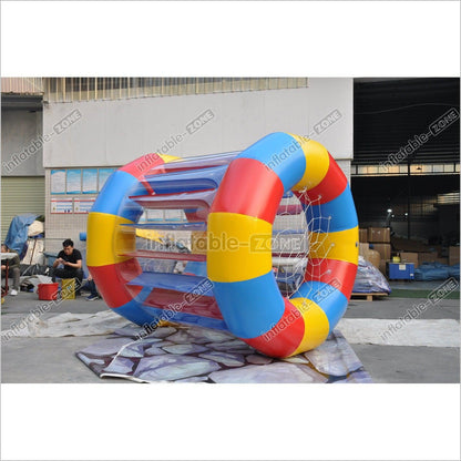 Colorful Inflatable Water Roller Water Drum Roller Water Roller Barrel - Inflatable-Zone