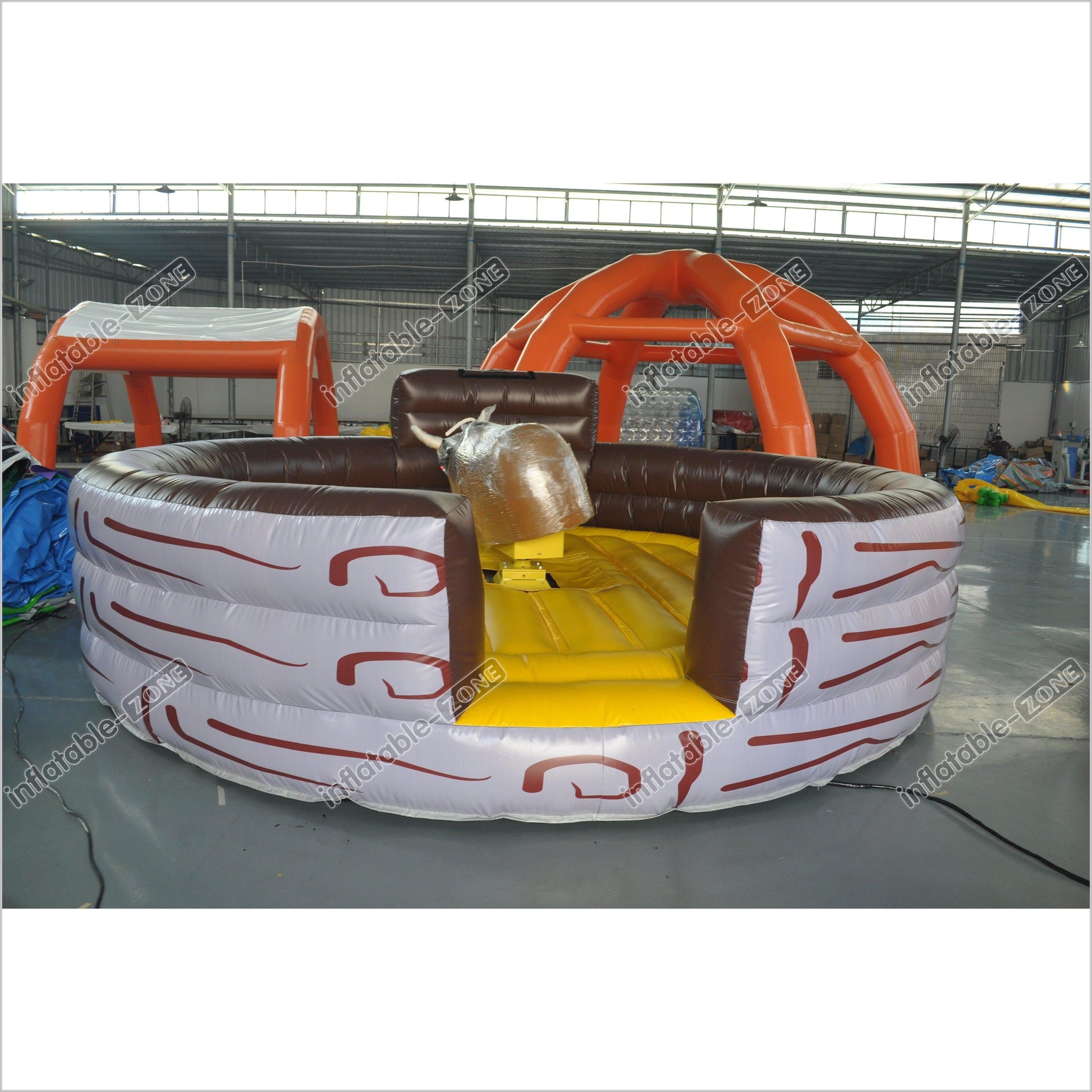 Amusement Park Inflatable Mechanical Bull Electric Rodeo Mech Bull Inflatable Mechanical Bull Riding - Inflatable-Zone