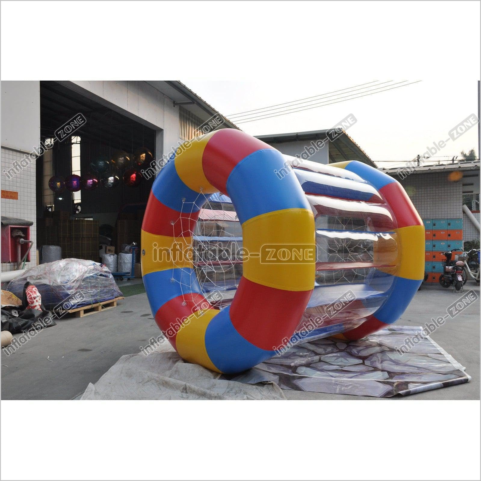 Colorful Inflatable Water Roller Water Drum Roller Water Roller Barrel - Inflatable-Zone