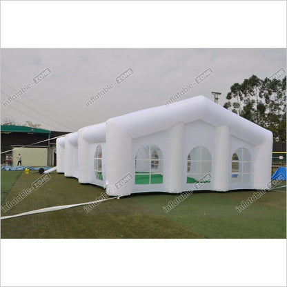 Outdoor White Inflatable Wedding Party Tent Dining Room,Inflatable Camping Tent - Inflatable-Zone