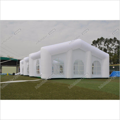 Outdoor White Inflatable Wedding Party Tent Dining Room,Inflatable Camping Tent - Inflatable-Zone