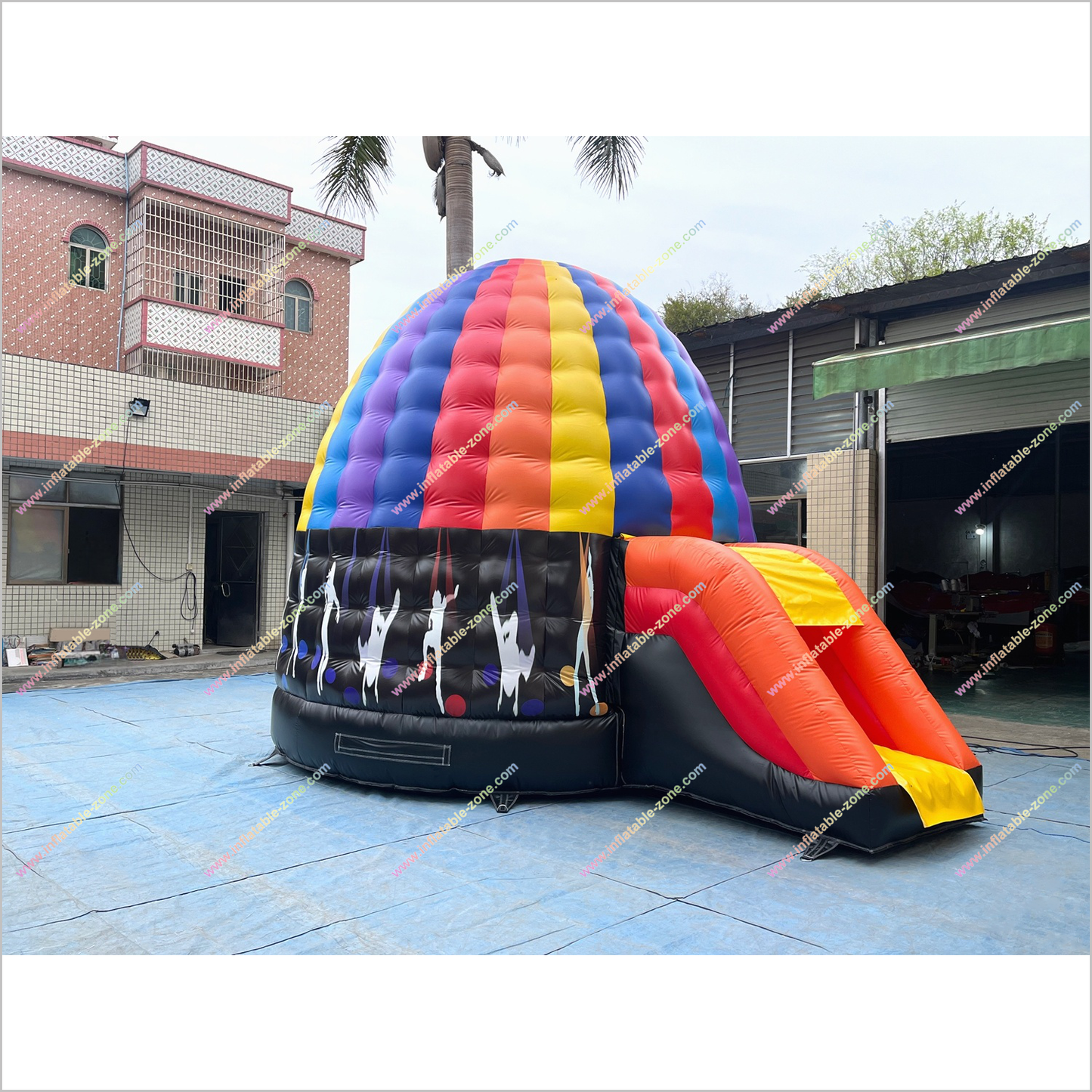 Disco Dome Bouncy Castle Inflatable Playground Near Me Music Combo Bounce House Slide For Sale - Inflatable-Zone