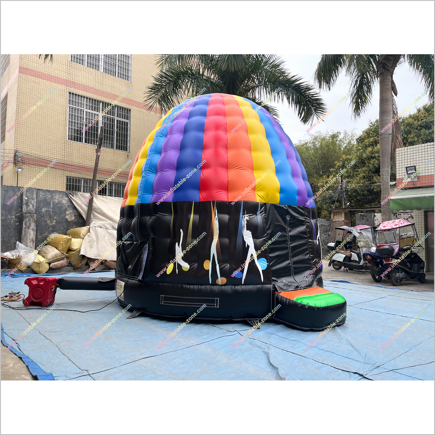 Disco Dome Bouncy Castle Inflatable Playground Near Me Music Combo Bounce House Slide For Sale - Inflatable-Zone