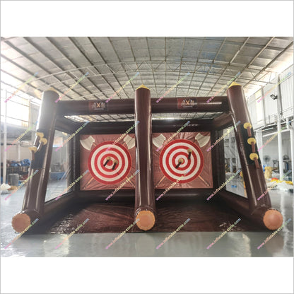 Double Axe Throwing Inflatable Target Sports Games Inflatable Axe Toy Entertainment For Parties Near Me