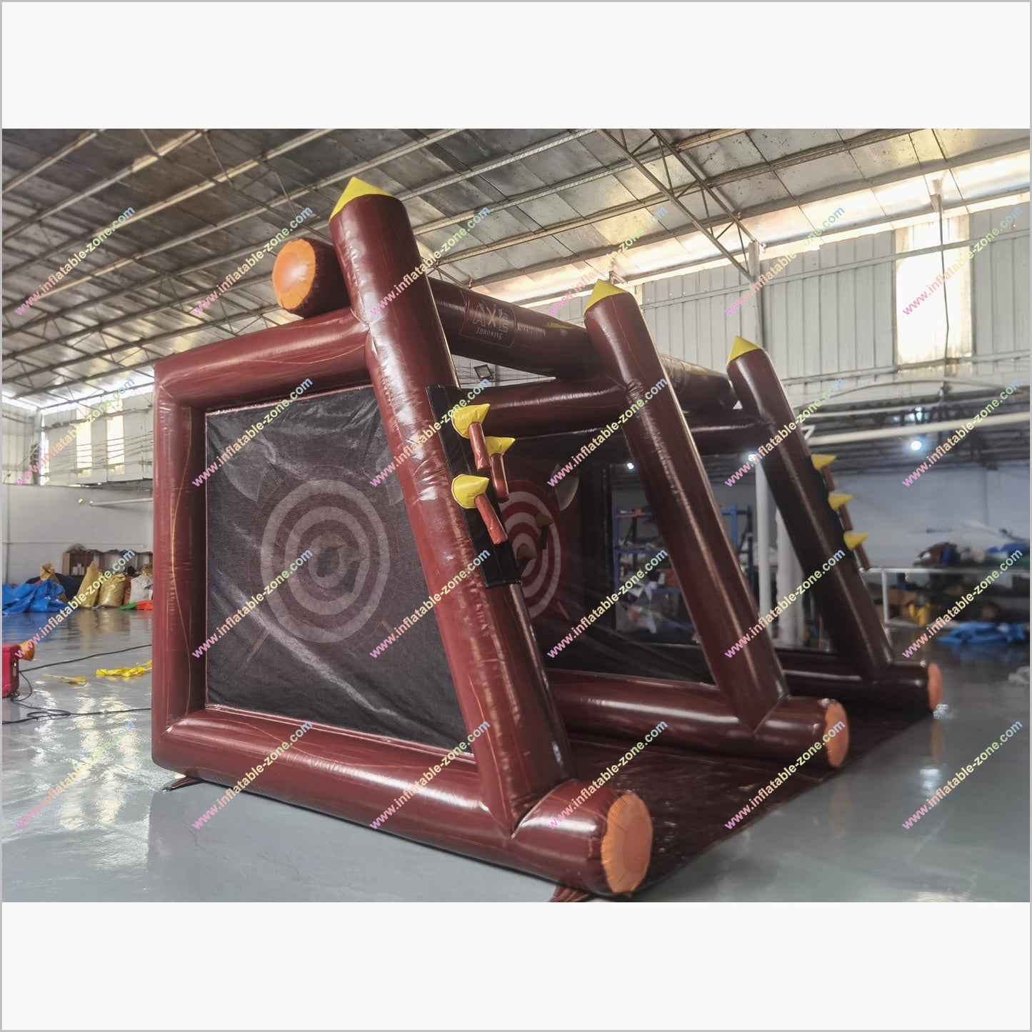 Double Axe Throwing Inflatable Target Sports Games Inflatable Axe Toy Entertainment For Parties Near Me