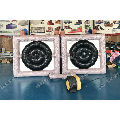 Interactive Inflatable Double Battle Axes Throwing Games Inflatable Target Shoot Axe Dart For Party - Inflatable-Zone