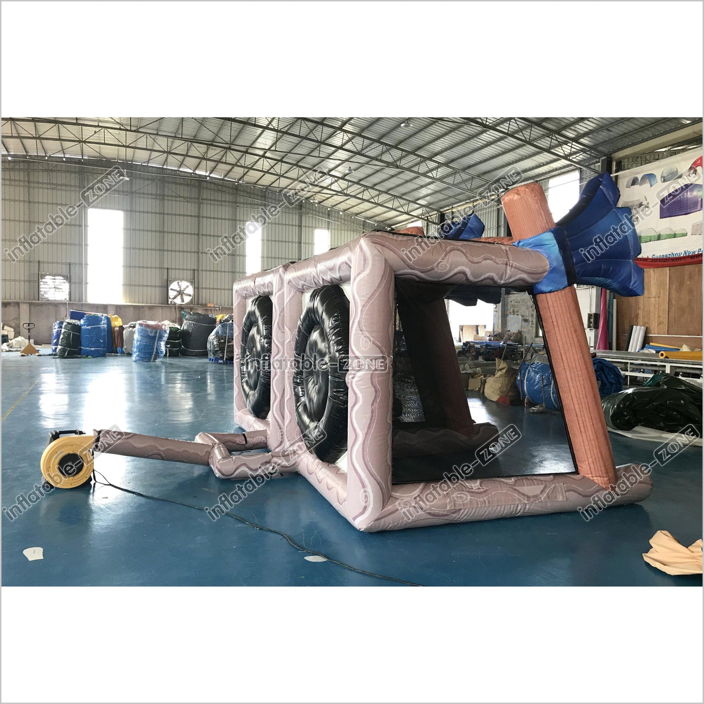 Interactive Inflatable Double Battle Axes Throwing Games Inflatable Target Shoot Axe Dart For Party - Inflatable-Zone