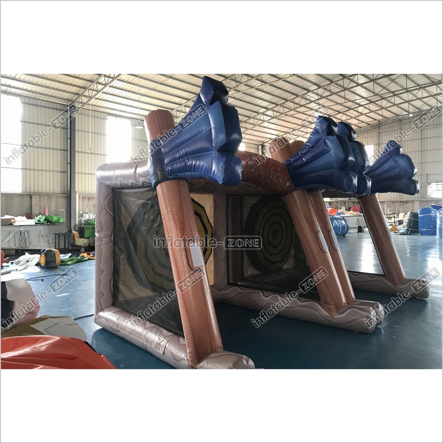 Interactive Inflatable Double Battle Axes Throwing Games Inflatable Target Shoot Axe Dart For Party - Inflatable-Zone