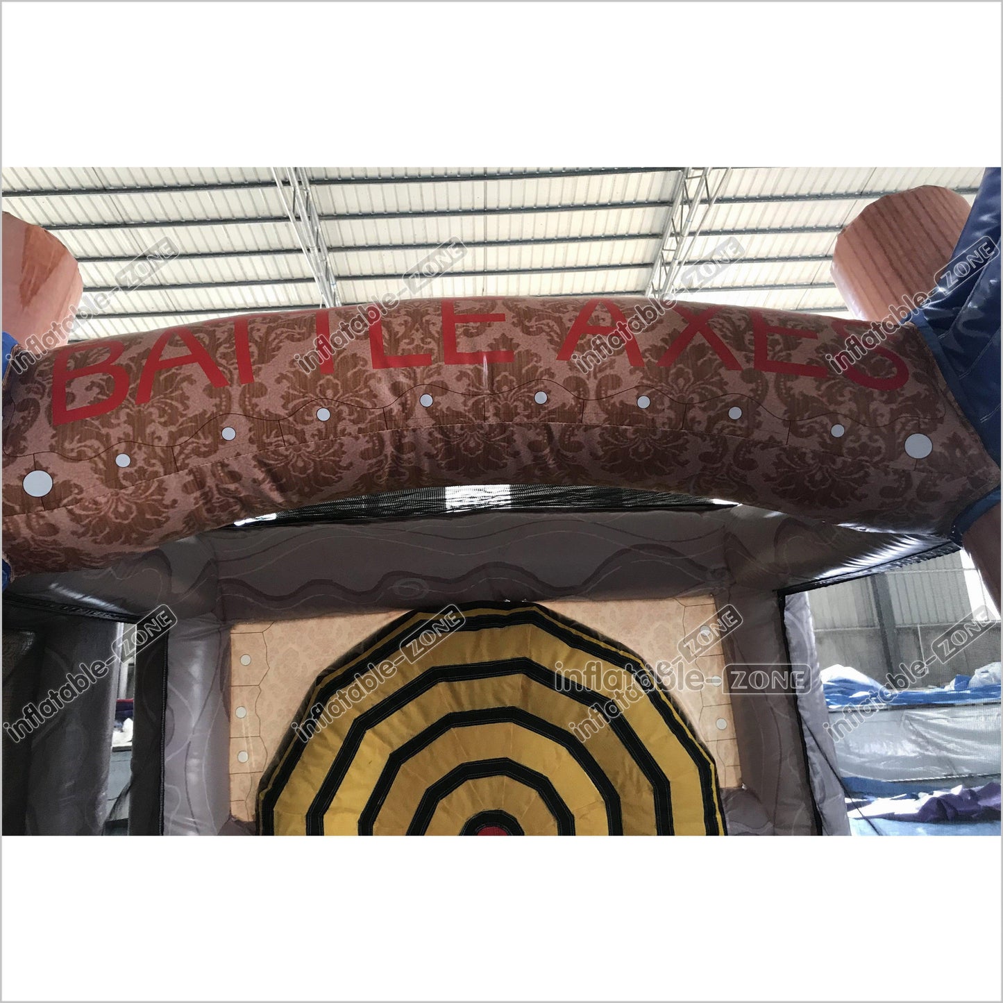 Interactive Inflatable Double Battle Axes Throwing Games Inflatable Target Shoot Axe Dart For Party - Inflatable-Zone