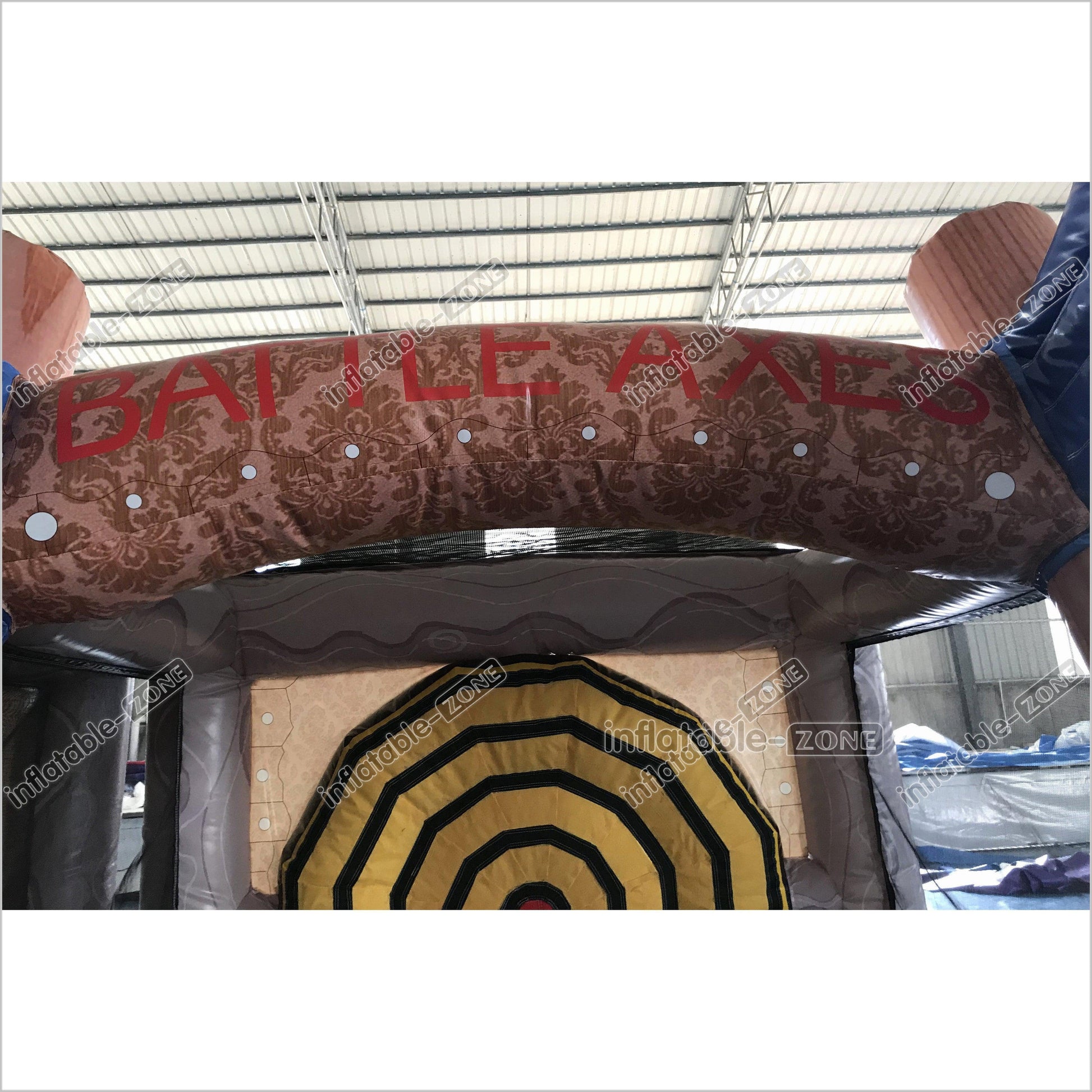 Interactive Inflatable Double Battle Axes Throwing Games Inflatable Target Shoot Axe Dart For Party - Inflatable-Zone