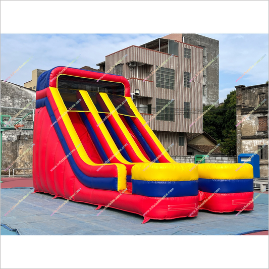 Double Lane Inflatable Slide Best Commercial Playground Equipment Big Inflatable Slides For Rent - Inflatable-Zone
