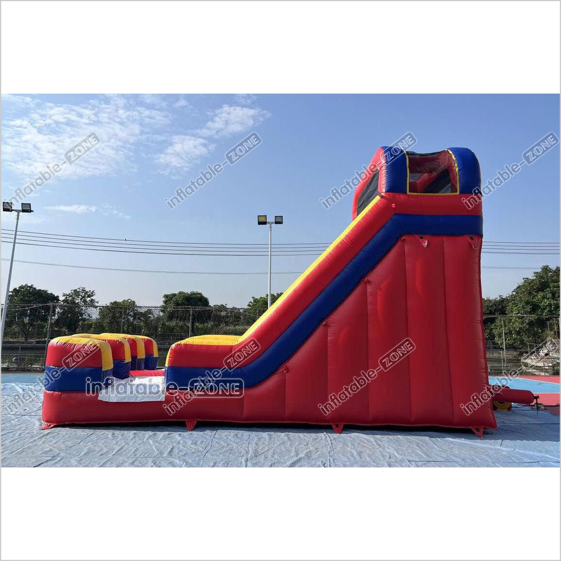 Dual Lane Inflatable Slide Fun Jolly Jumper Crazy Inflatable Big Slide For Party Inflatable Play Center - Inflatable-Zone