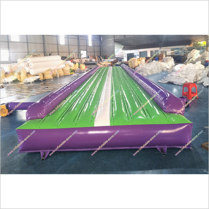 Durable Inflatable Gymnastics Air Mat Tumble Track Best Gym Equipment To Use Blow Up Tumbling Mat - Inflatable-Zone