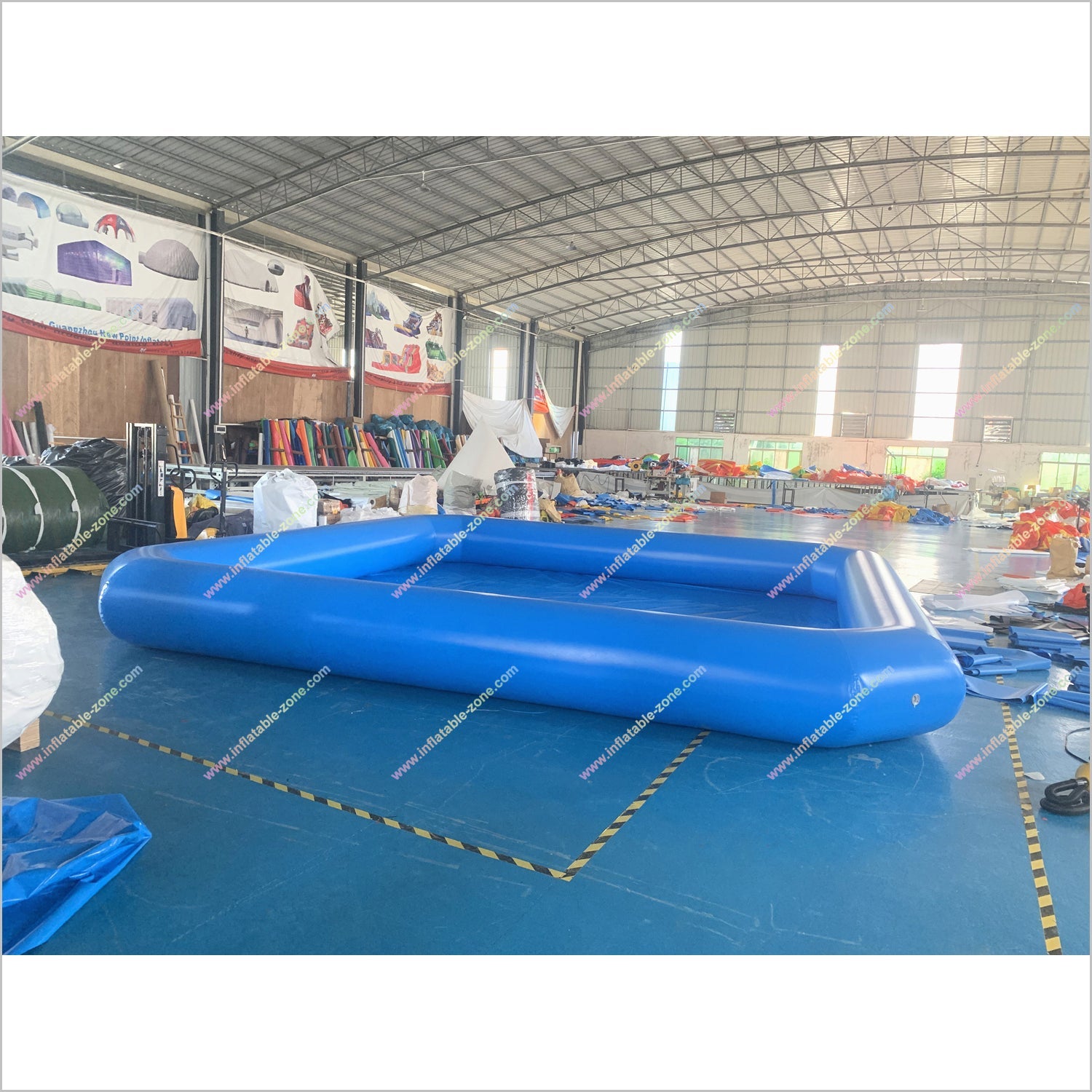 Family Inflatable Swimming Pool Blue Outdoor Target Inflatable Pool Colour Water Game - Inflatable-Zone
