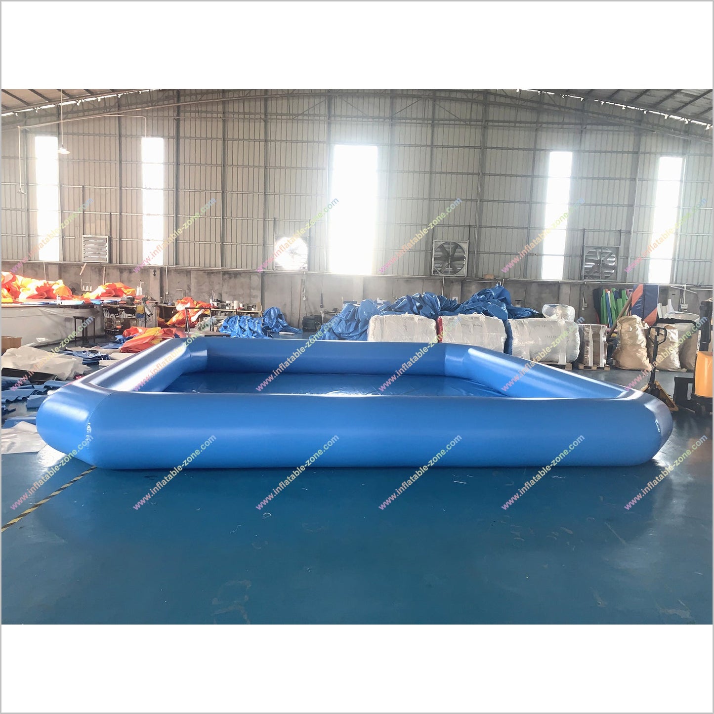 Family Inflatable Swimming Pool Blue Outdoor Target Inflatable Pool Colour Water Game - Inflatable-Zone