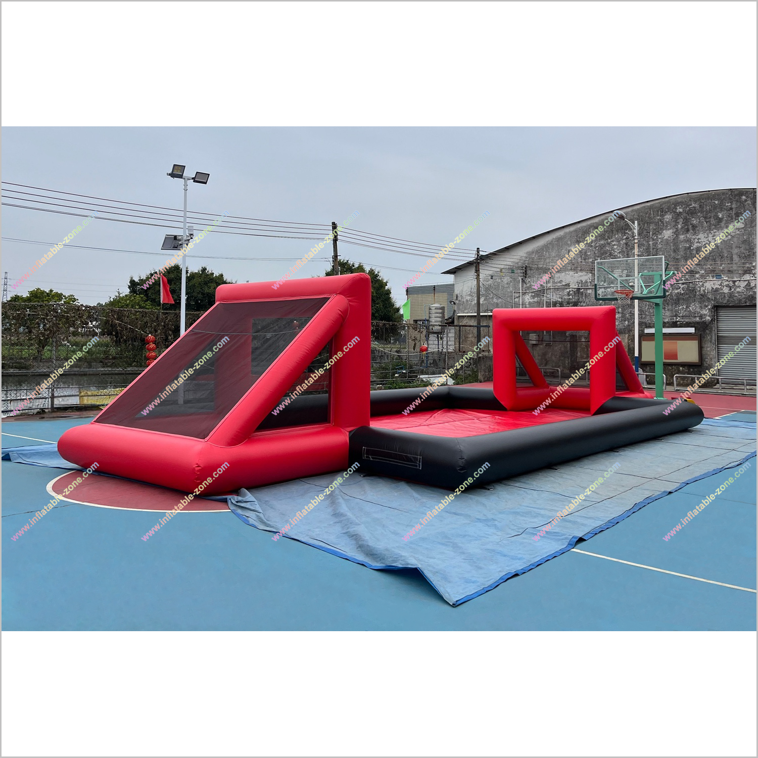 Sports And Playground Inflatable Water Soccer Field Large Outdoor Games Football Courts Near Me - Inflatable-Zone