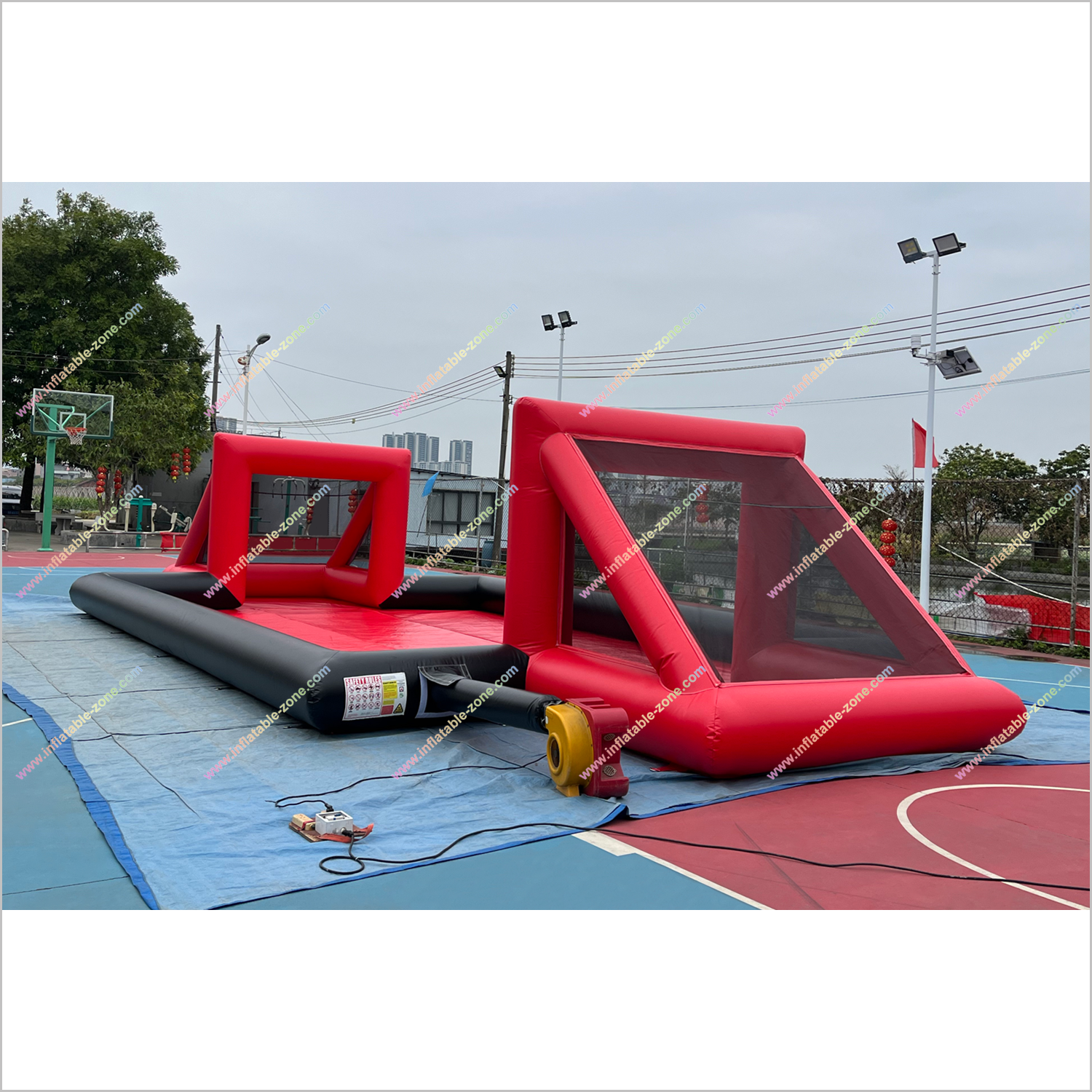 Sports And Playground Inflatable Water Soccer Field Large Outdoor Games Football Courts Near Me - Inflatable-Zone
