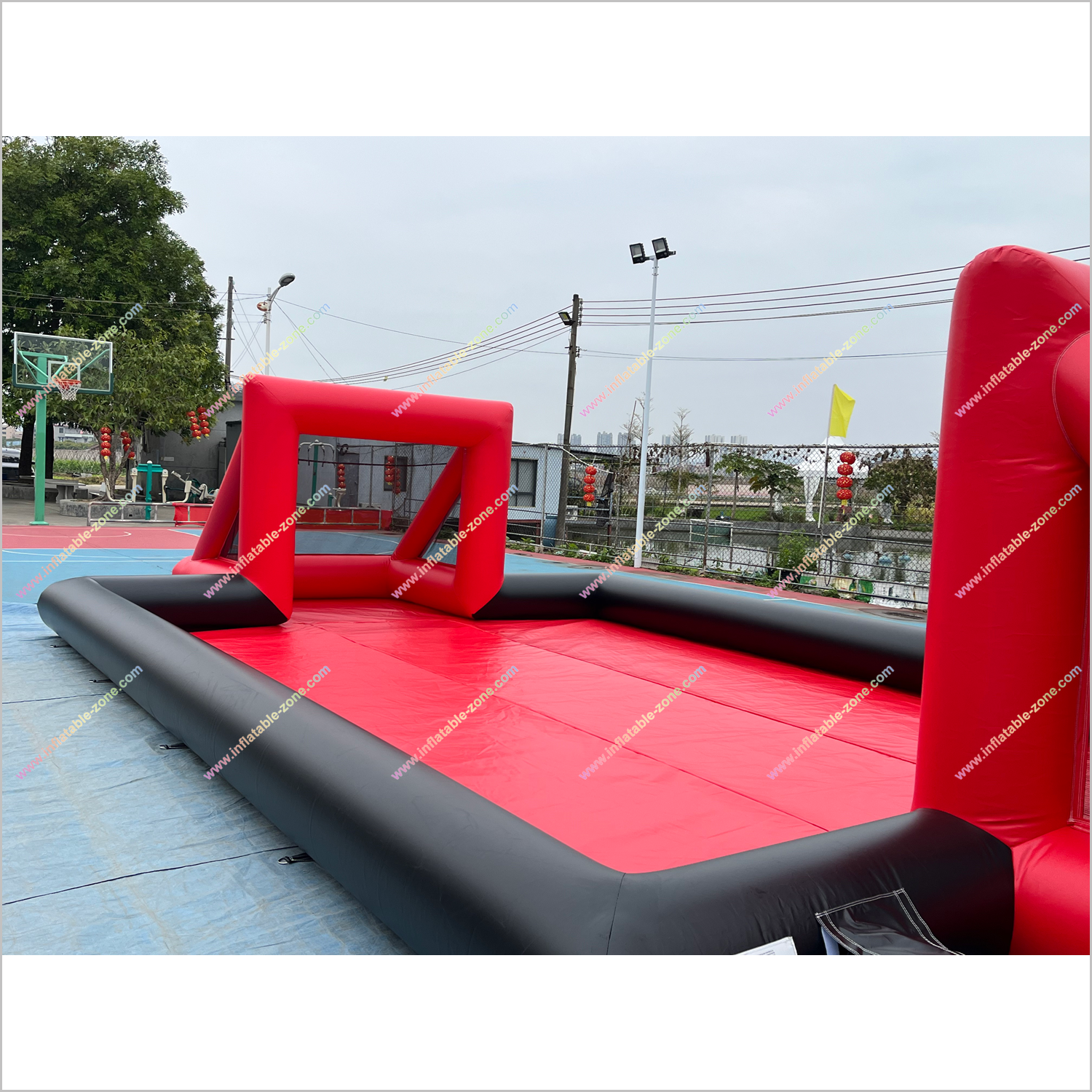 Sports And Playground Inflatable Water Soccer Field Large Outdoor Games Football Courts Near Me - Inflatable-Zone