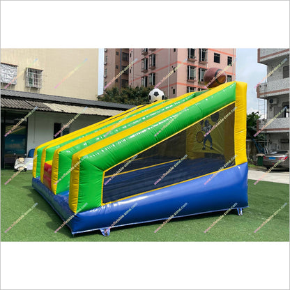 Football Soccer And Basketball 3-In-1 Sports Shooting Interactive Inflatable Challenging Games To Play Party Time Rentals