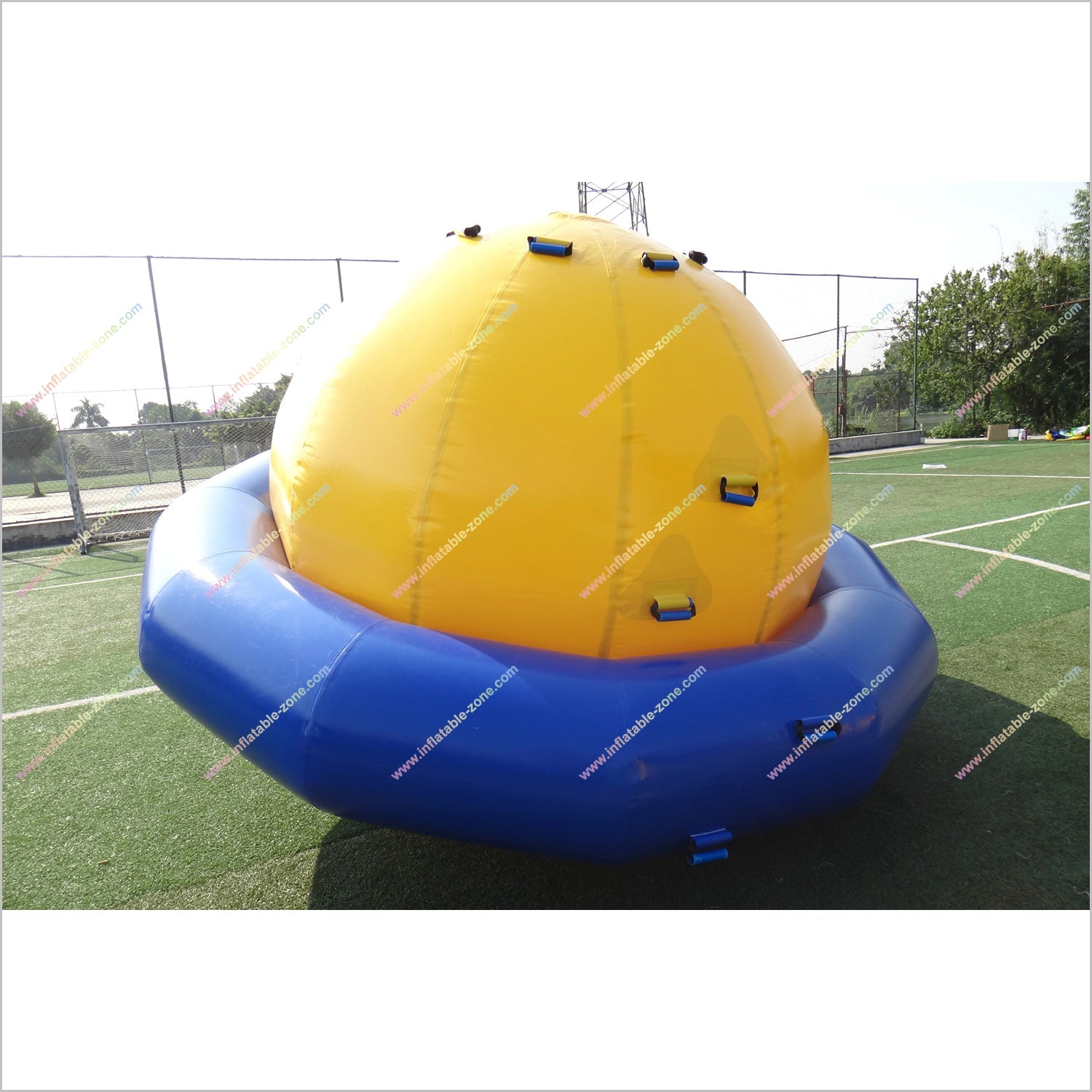 Fun Outdoor Game Inflatable Dome Rocker Water UFO Planet Ball Saturn Inflatables Floating Equipment - Inflatable-Zone