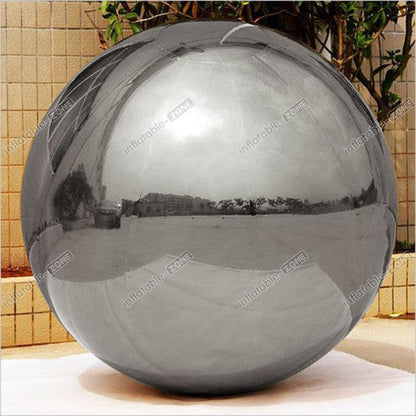 Silver Reflective Giant Inflatable Mirror Ball Balloon Inflatable Event Decoration Inflatable Disco Balls - Inflatable-Zone