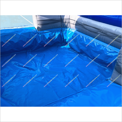 Happy Hop Inflatable Shark Double Water Slide Playground Equipment For Parks Giant Water Slide Rental Inflatable Pool - Inflatable-Zone
