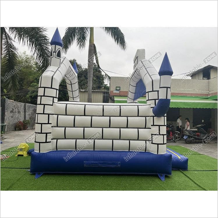 Commercial Outdoor Blue Bounce House,Commercial Bouncy Castles
