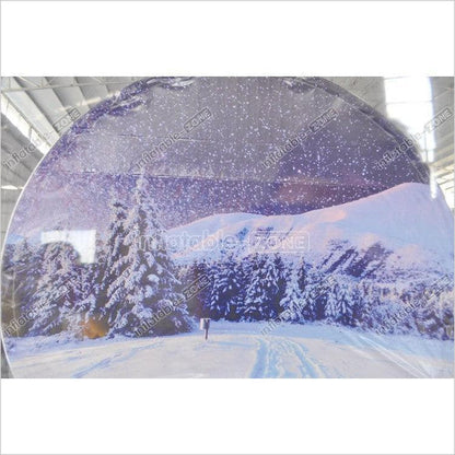 Custom-size giant-inflatable-snow-globe inflatable christmas snow globe