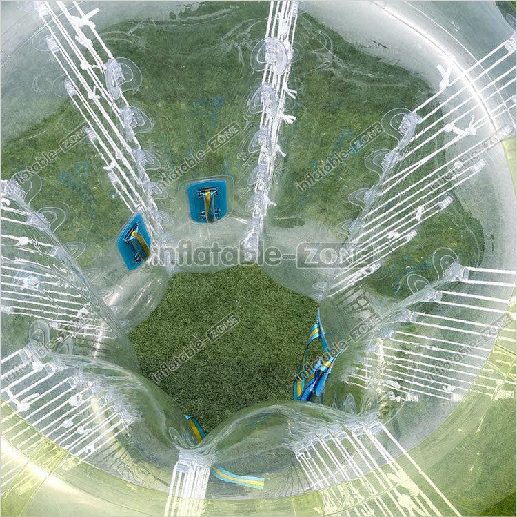 Half Color Inflatable Bubble Football, Inflatable Bubble Bumper Ball