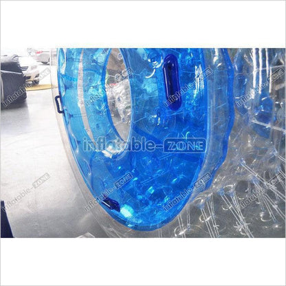 Transparent inflatable water roller, inflatable clear water rolling tube