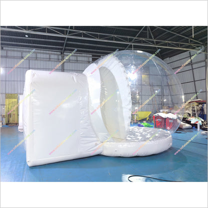 Hire Inflatable Snow Globe Inflatable Photo Booth Snow Globe Dome Bubble Bounce House For Holiday Events - Inflatable-Zone