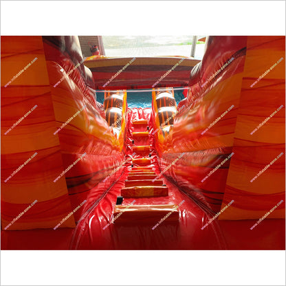 Volcano Hybrid Huge Inflatable Water Slides Blow Up Swimming Pool Water Slide Inflatables For Rent Near Me