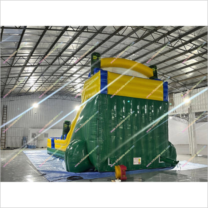 Huge Water Slide Inflatable Dual Lane Tiki Shot Inflatable Water Slides And Pools Indoor Playground Equipment For Sale
