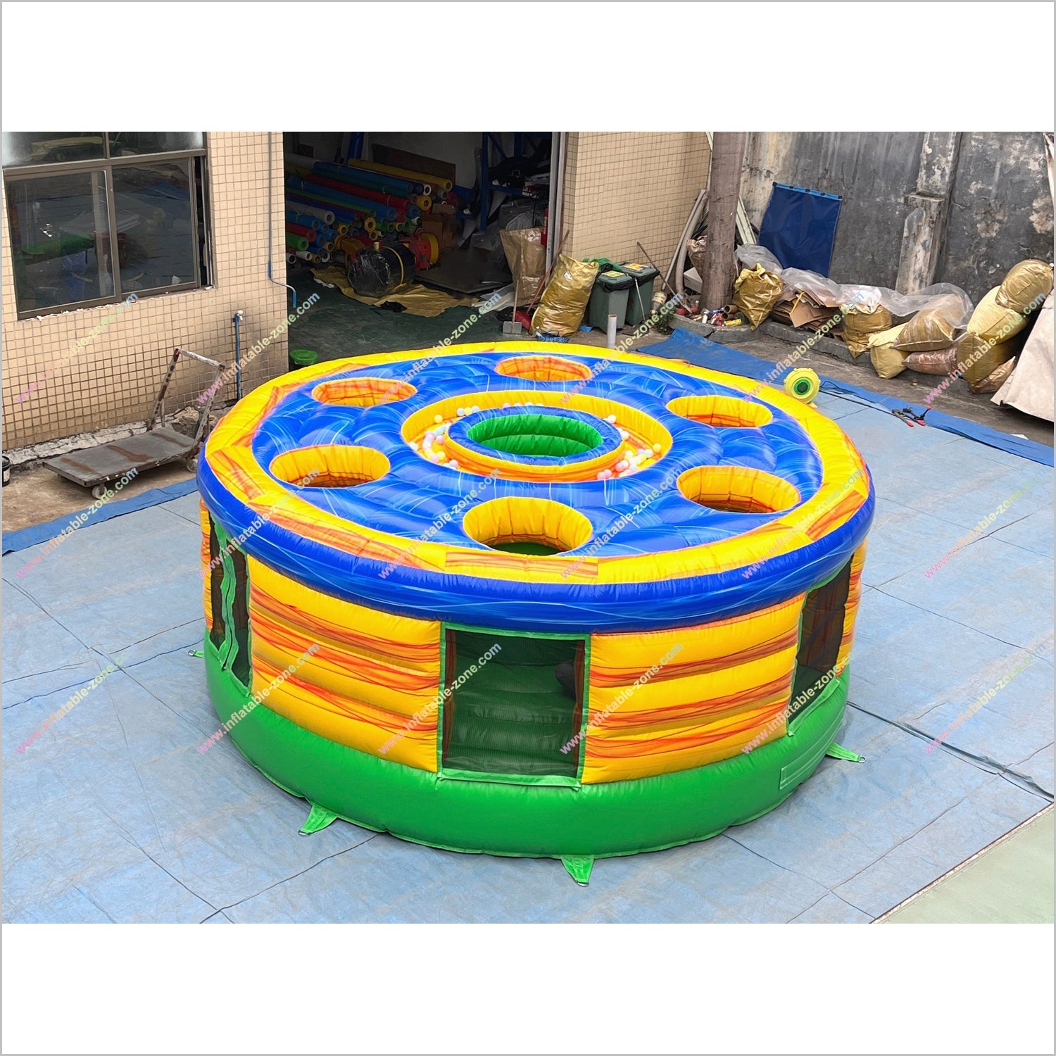 Team Building Theme Human Inflatable Whack A Mole Funny Interactive Whackamole Game Backyard Outdoor Party - Inflatable-Zone