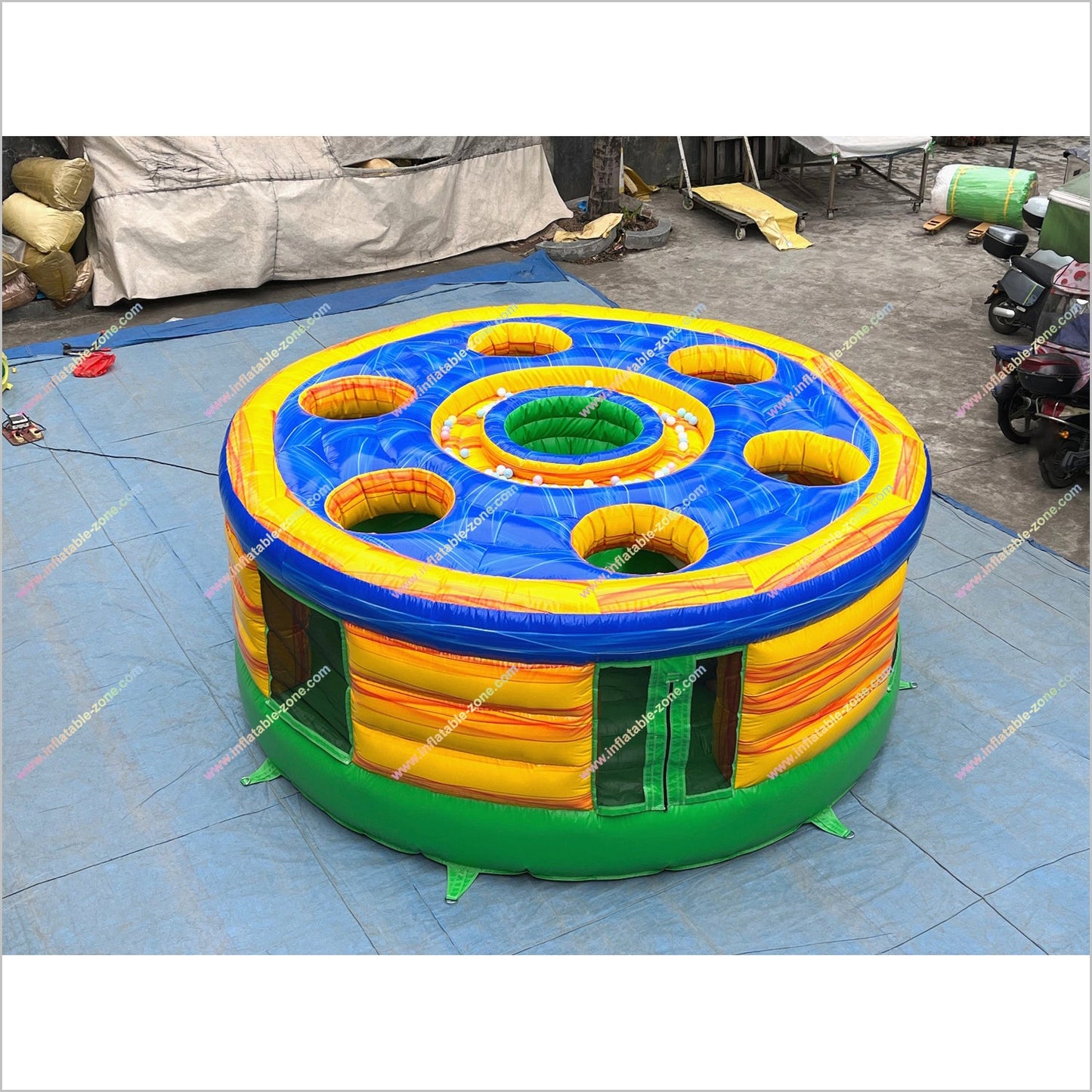 Team Building Theme Human Inflatable Whack A Mole Funny Interactive Whackamole Game Backyard Outdoor Party - Inflatable-Zone