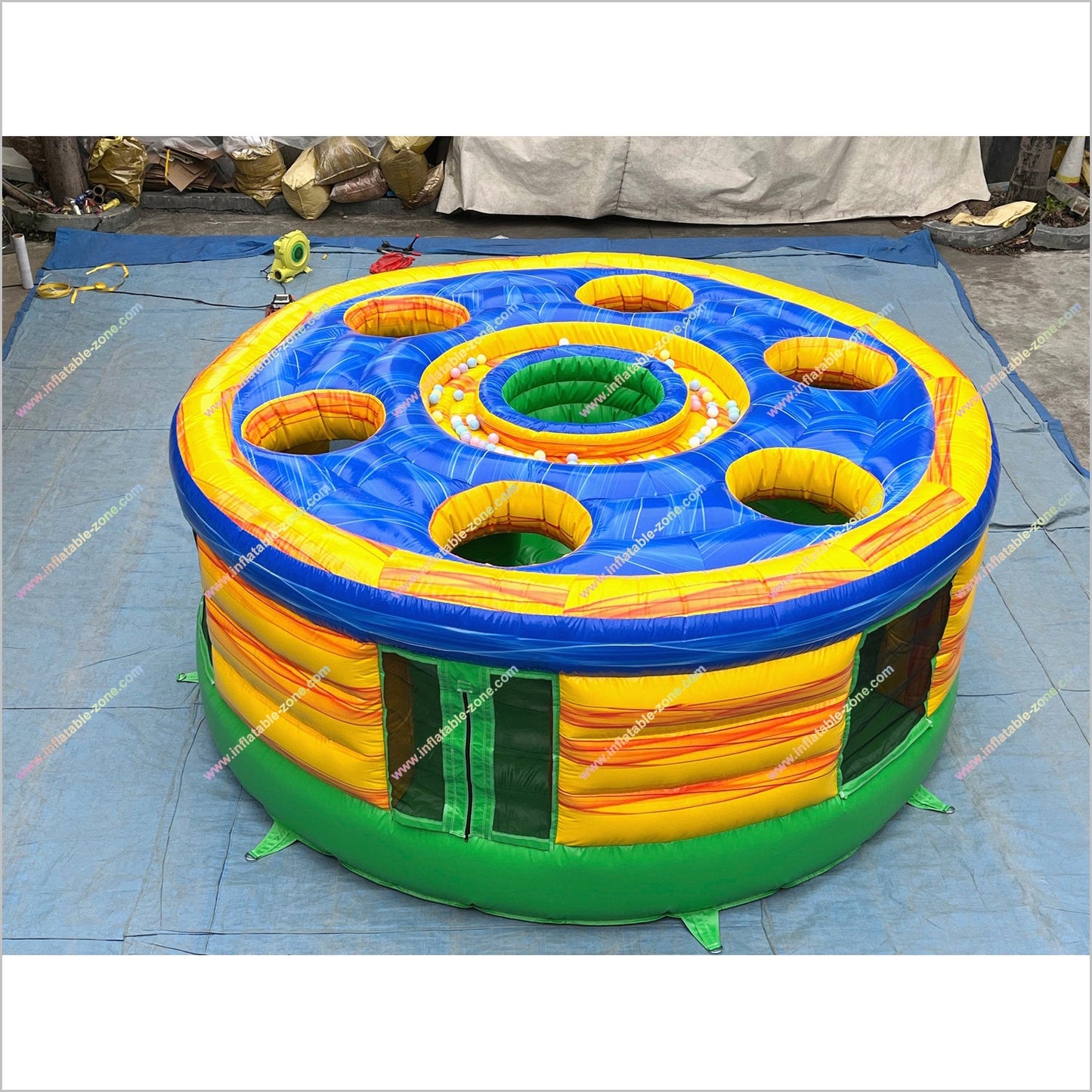 Team Building Theme Human Inflatable Whack A Mole Funny Interactive Whackamole Game Backyard Outdoor Party - Inflatable-Zone