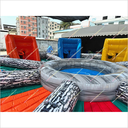 Hungry Hippo Inflatable Game Team Building Challenges Sports Center Hippo Chow Down Inflatable For Sale - Inflatable-Zone