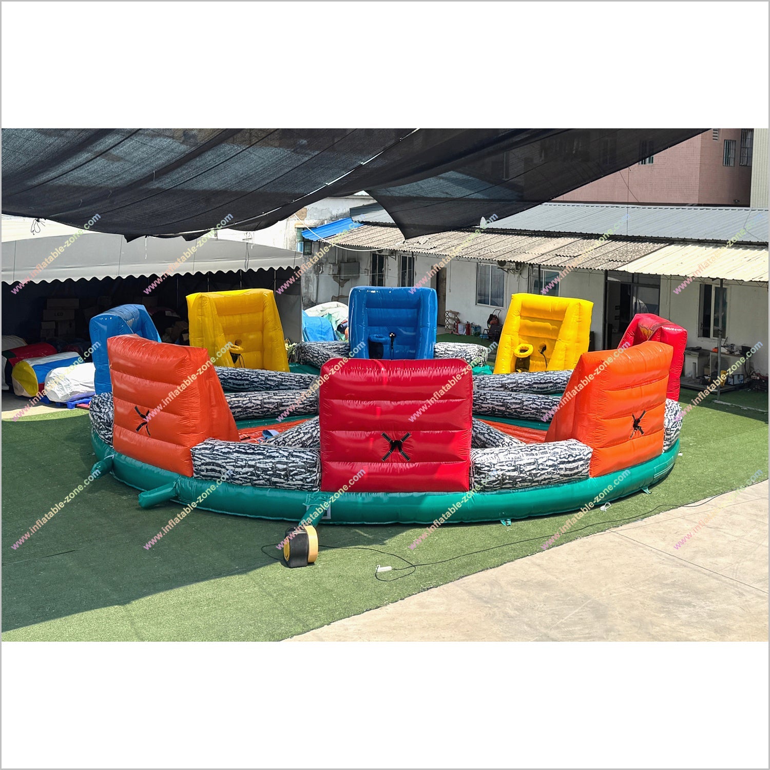 Hungry Hippo Inflatable Game Team Building Challenges Sports Center Hippo Chow Down Inflatable For Sale - Inflatable-Zone