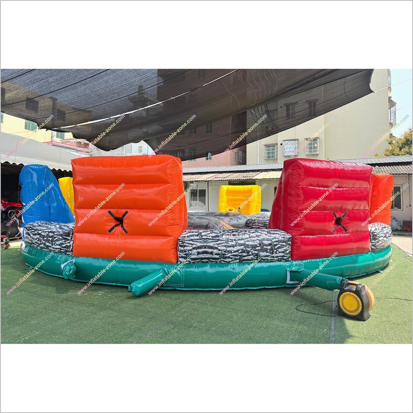 Hungry Hippo Inflatable Game Team Building Challenges Sports Center Hippo Chow Down Inflatable For Sale - Inflatable-Zone