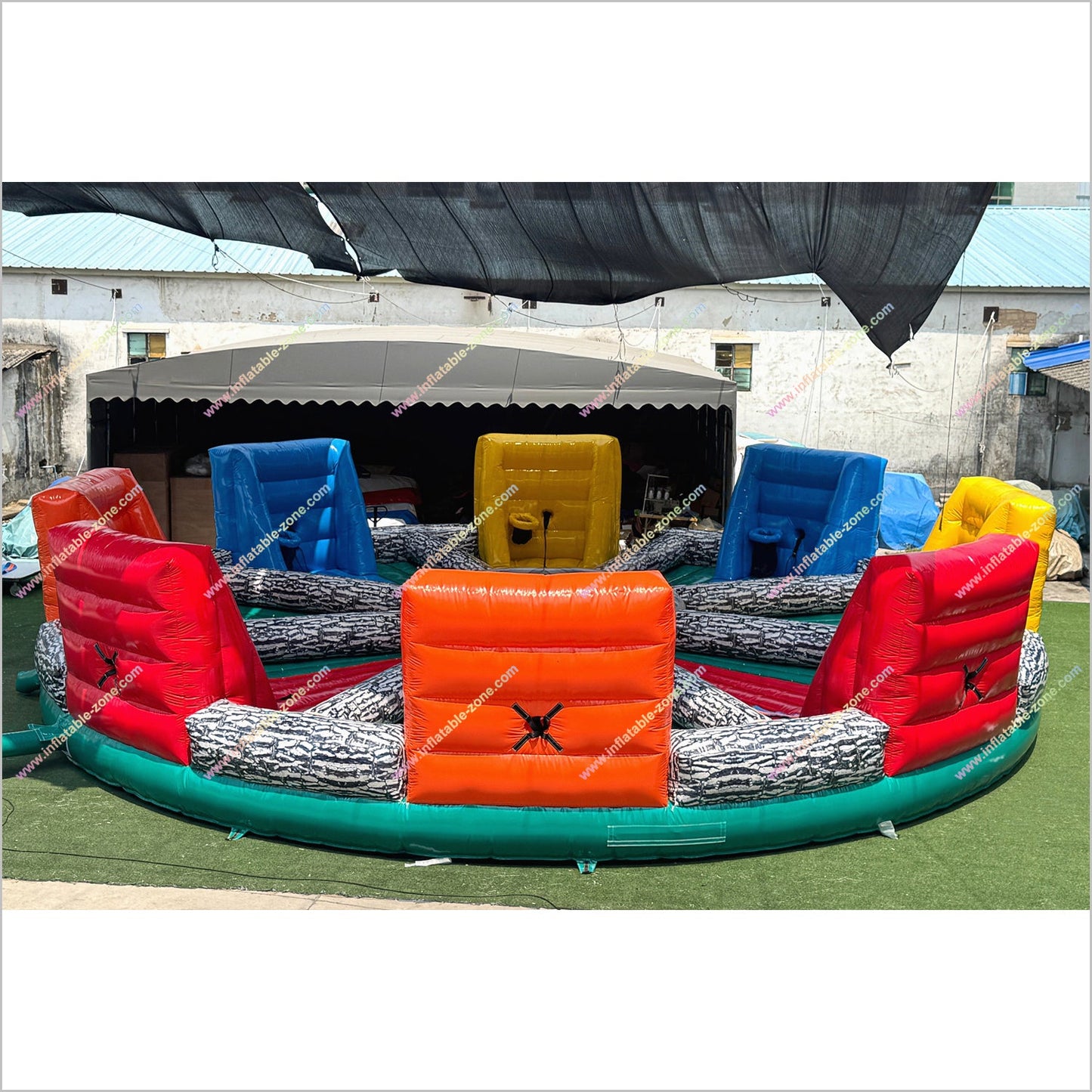 Hungry Hippo Inflatable Game Team Building Challenges Sports Center Hippo Chow Down Inflatable For Sale - Inflatable-Zone