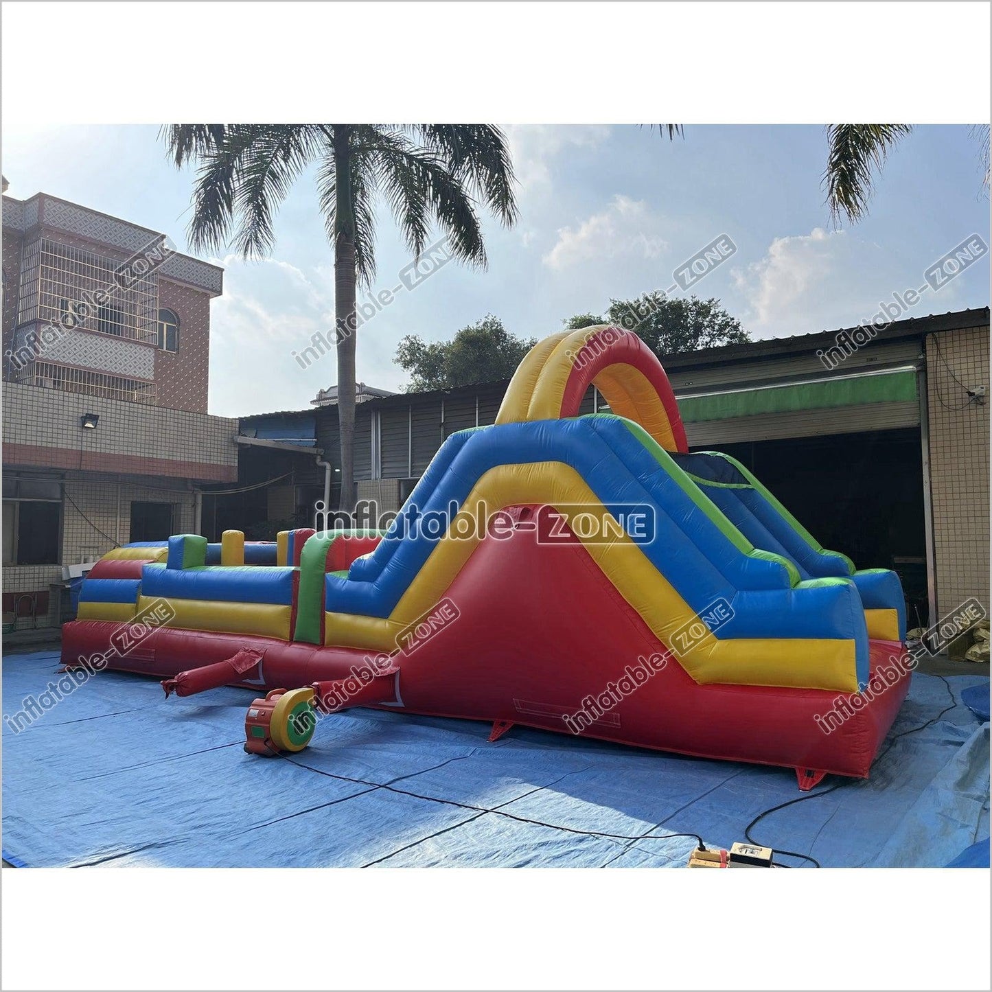 Inflatable Obstacle Course Sports Games Race With Obstacles Course Bounce House - Inflatable-Zone