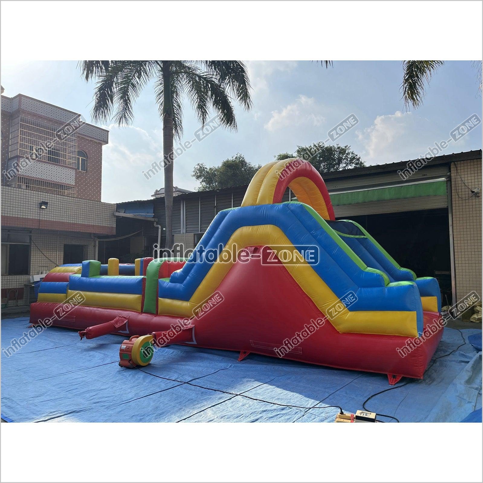 Inflatable Obstacle Course Sports Games Race With Obstacles Course Bounce House - Inflatable-Zone