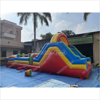 Inflatable Obstacle Course Sports Games Race With Obstacles Course Bounce House - Inflatable-Zone